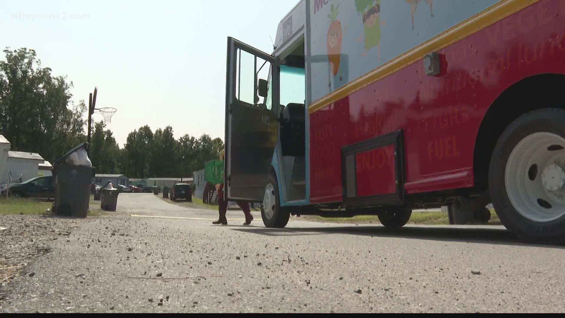 Alamance-Burlington School System debuts its food truck designed to donate meals to students.