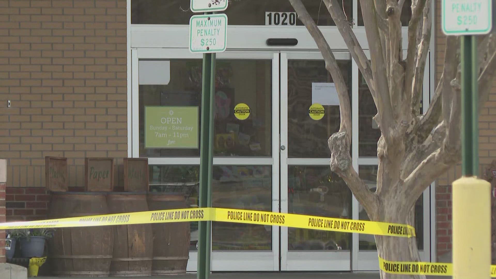 It happened around 12:30 p.m. at the grocery store on Mebane Oaks Road.