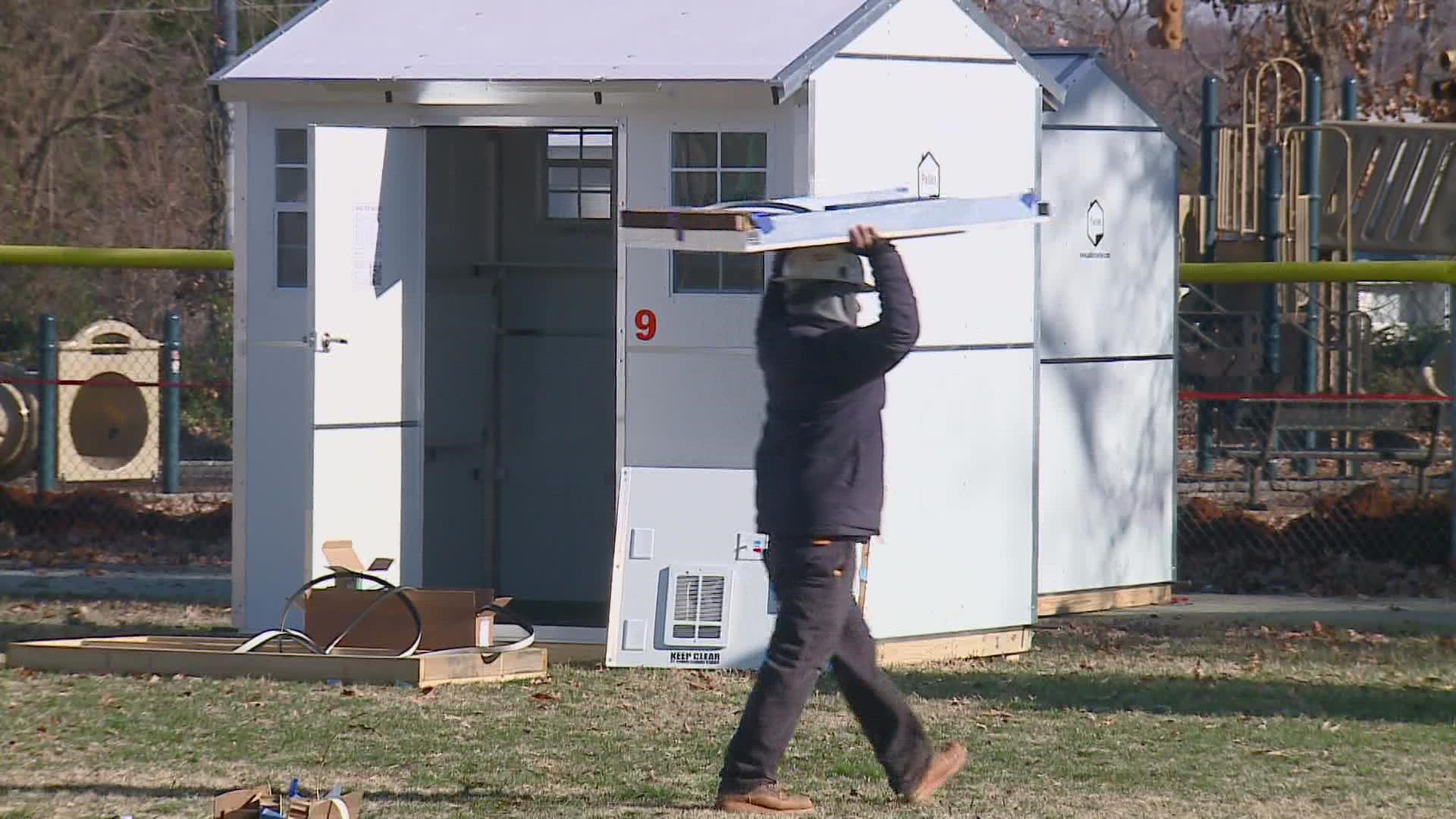 Greensboro set up pallet shelters. Guilford County took ideas from Denver and Asheville.