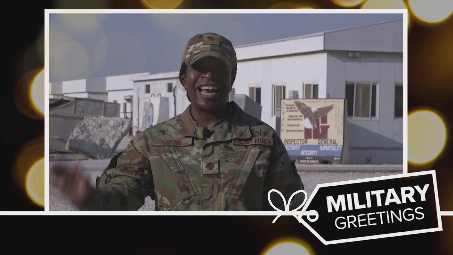 Military Greetings: Major Christina Harris