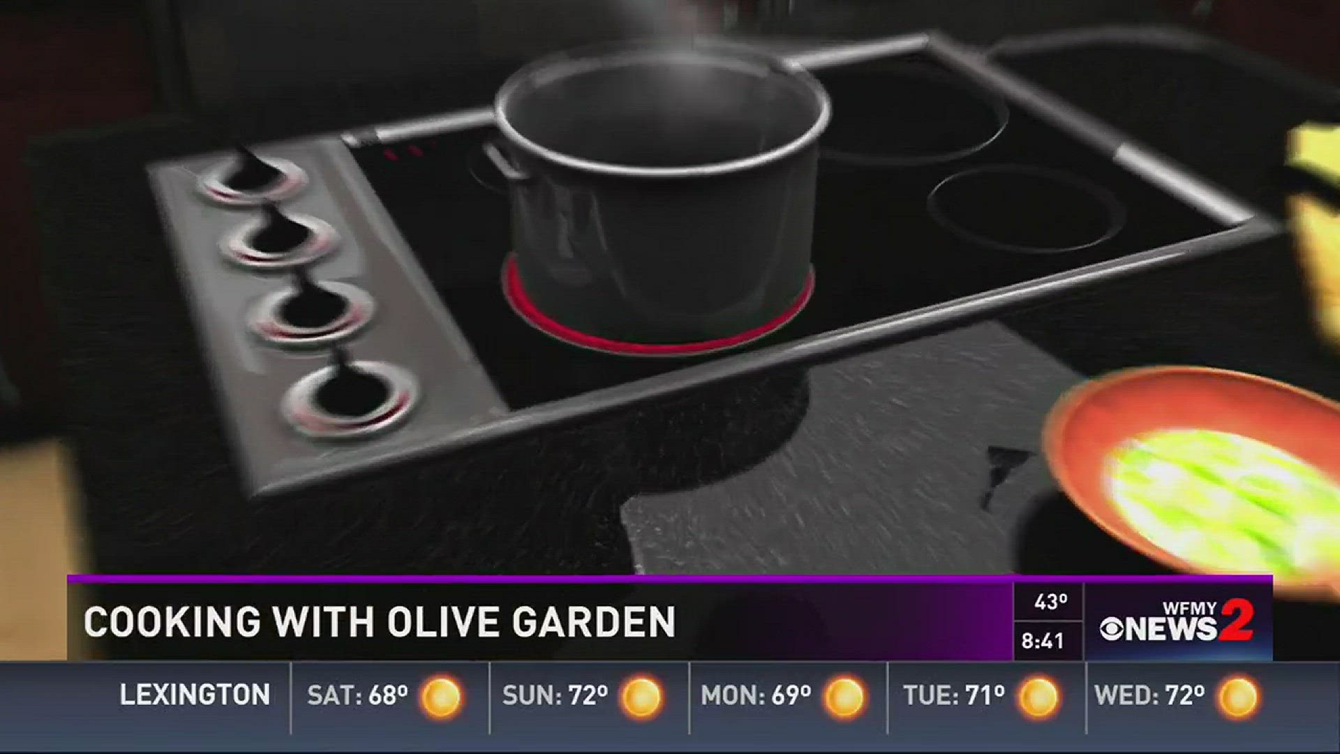 In The WFMY News 2 Kitchen With Olive Garden 2