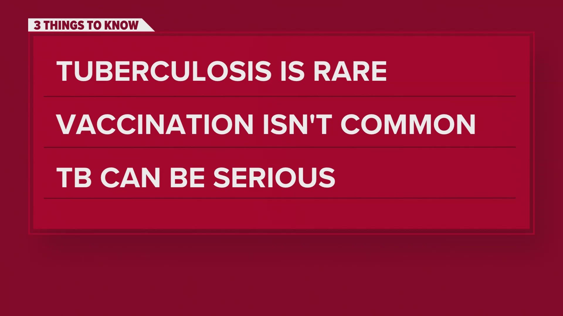 Guilford County Department of Health and Human Services is investigating a case of Tuberculosis at Ragsdale High School.