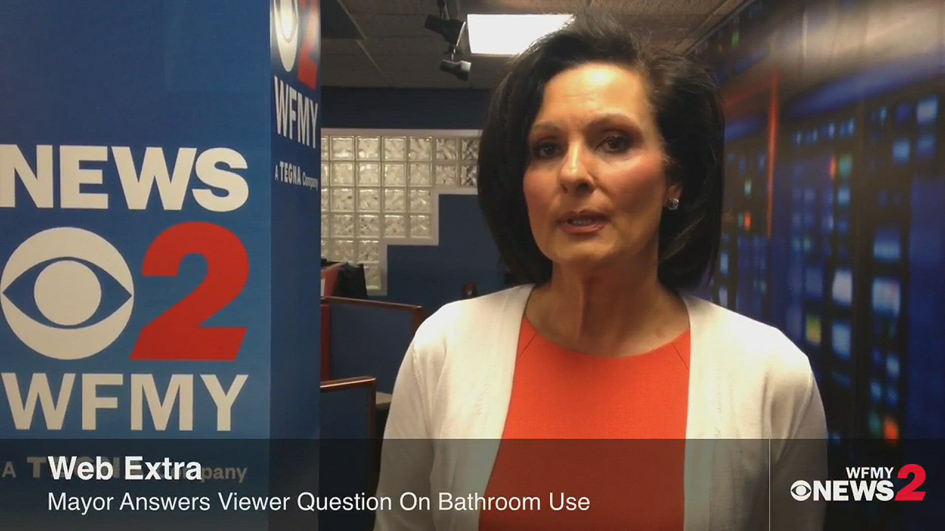 Mayor Vaughan Answers a viewer's question about bathroom use