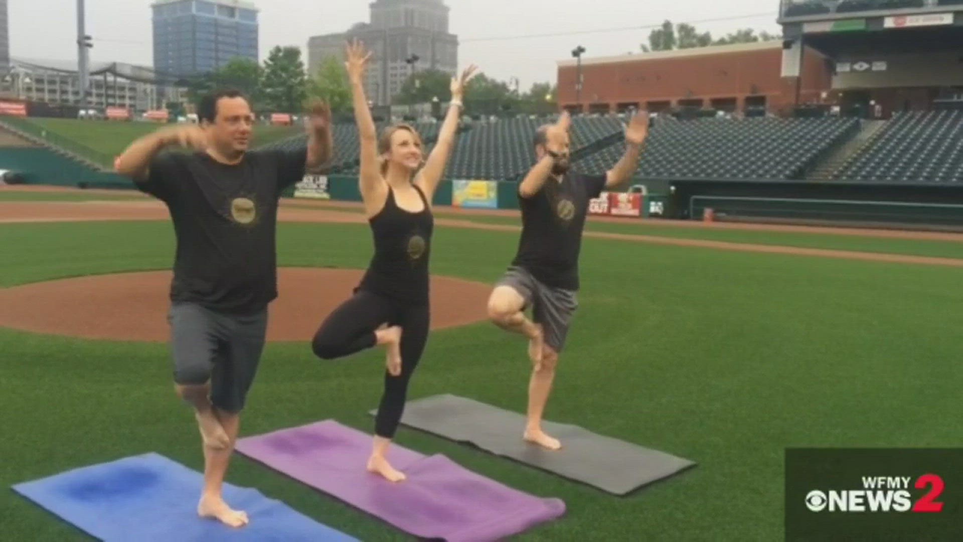 Rain or shine, starting at 3 p.m. free all-levels yoga class at NewBridge Bank Park. After the hour long class, live music from Time Sawyer will continue until 6 p.m.