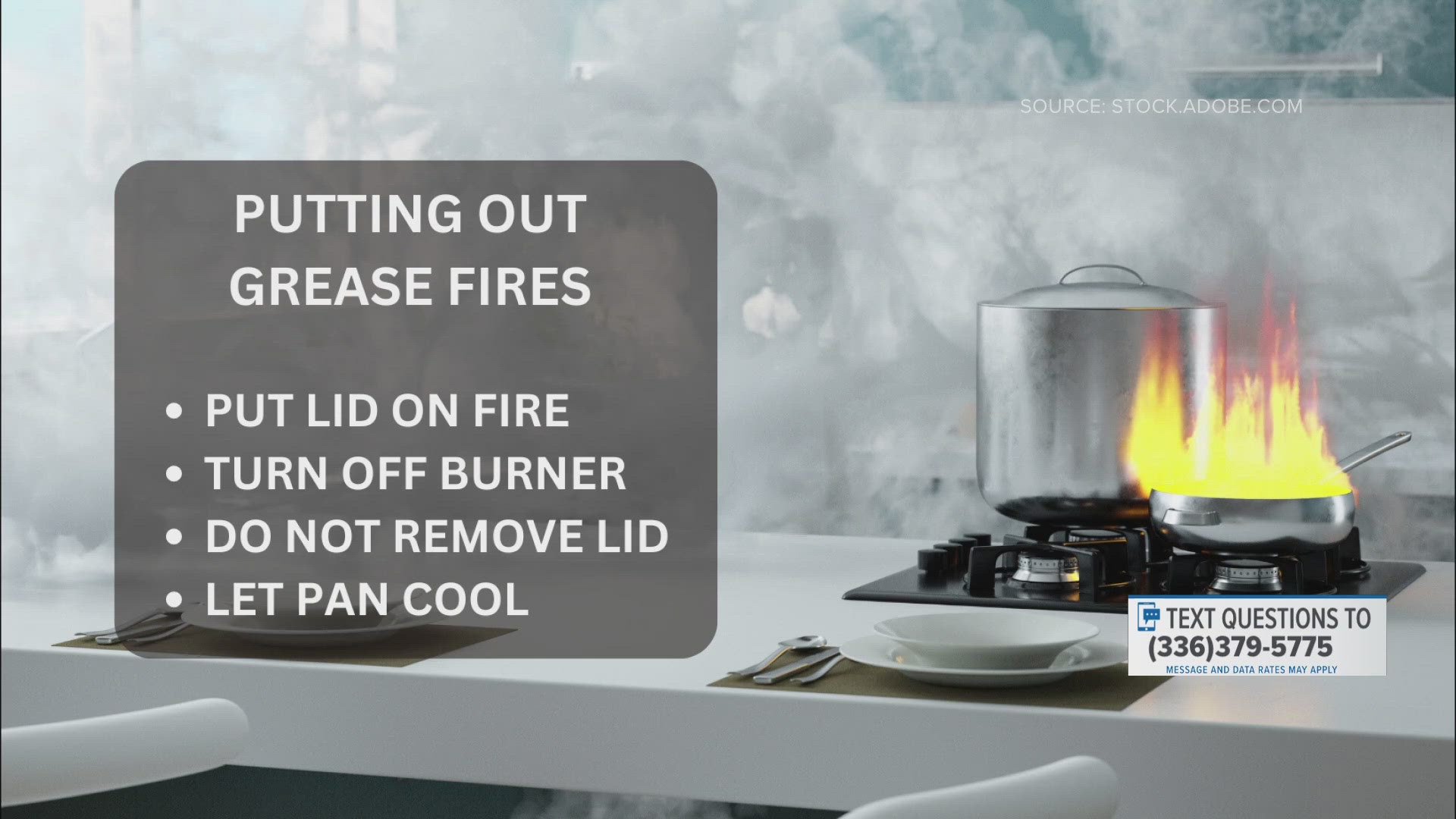 Cooking fires are the leading cause of house fires nationwide and here in North Carolina.