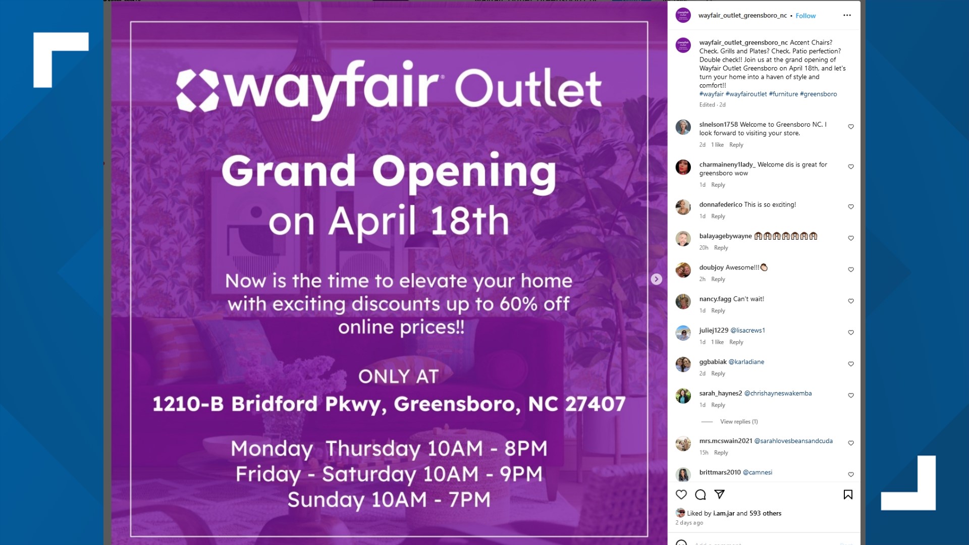 Wayfair Outlet coming to Greensboro, NC | wfmynews2.com