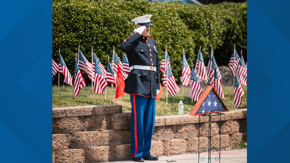 Memorial Day milestone: Greensboro veteran to stand at attention for 10th year