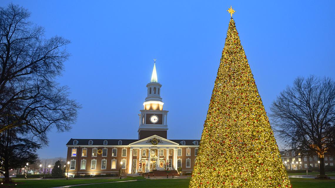 Christmas light drive in High Point