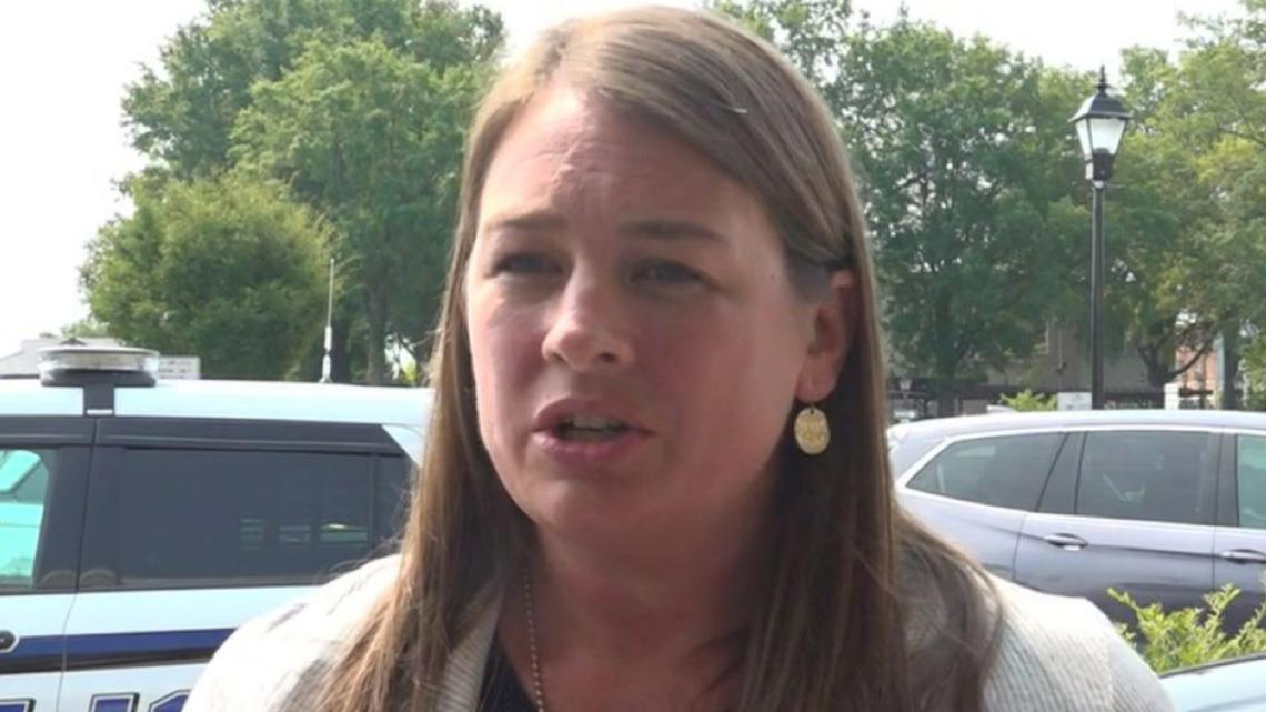 2 shot outside Carousel Cinemas in Burlington