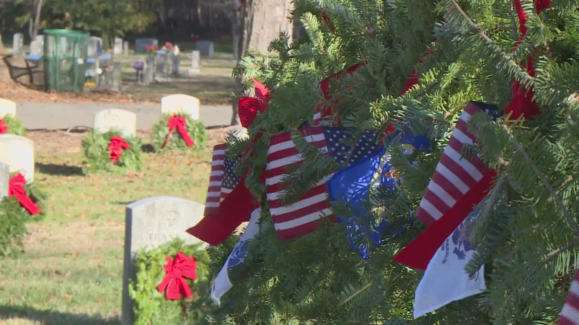 Each year for the past decade, Wreaths Across Greensboro has placed more than 1,100 wreaths on veterans’ graves at Christmas.