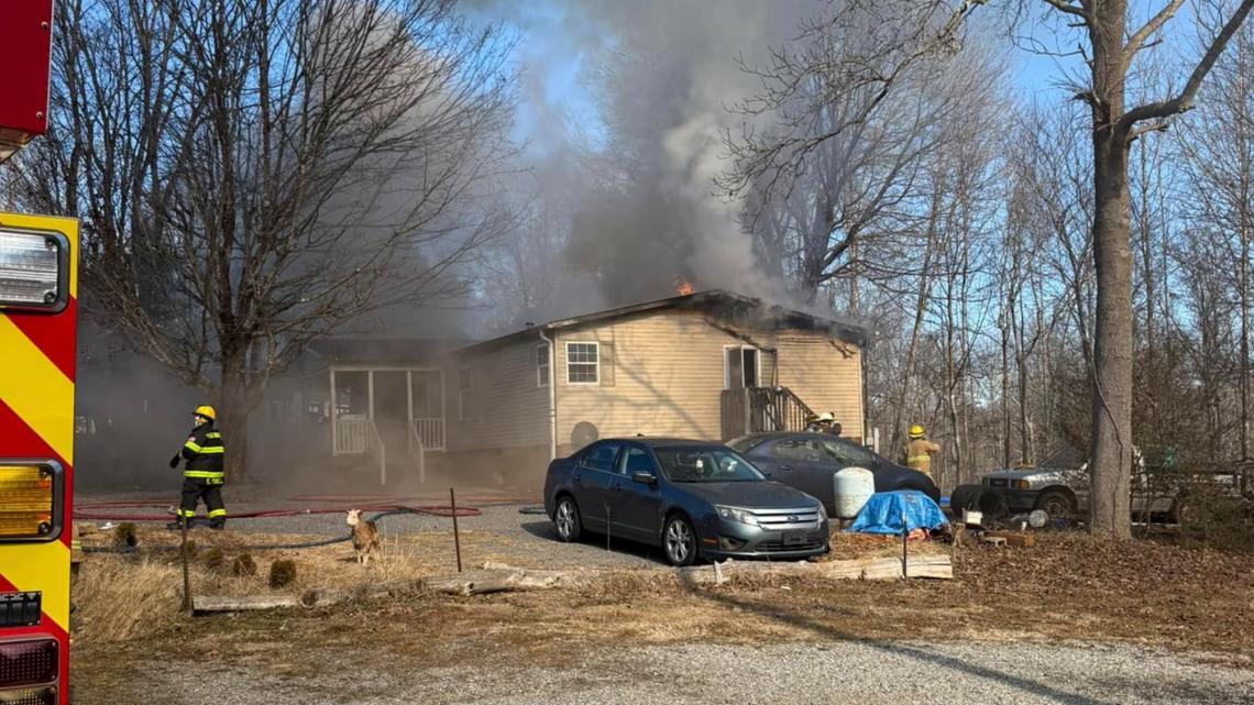 Multiple departments respond to house fire | Yadkinville, NC ...