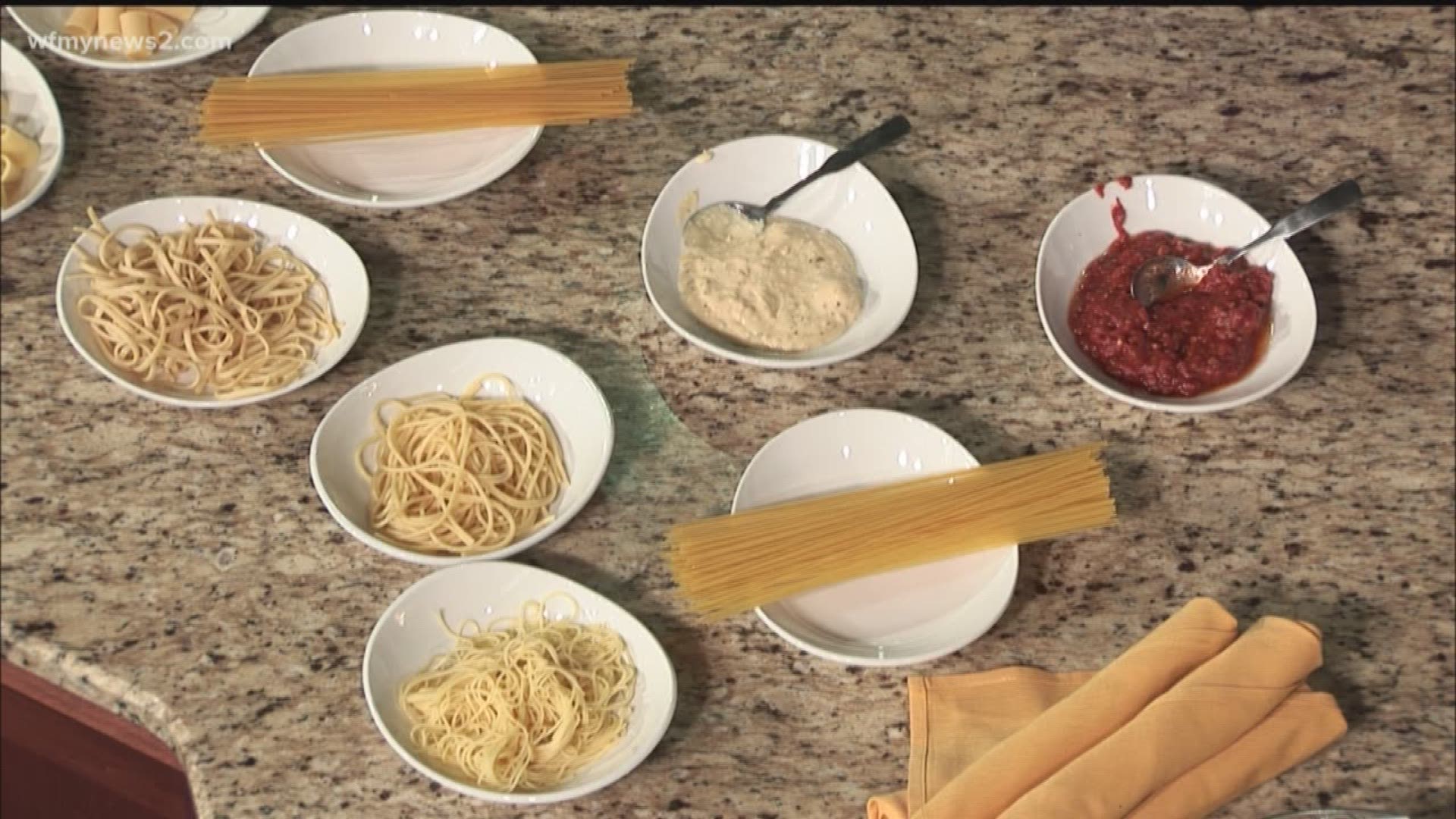 Today we're learning how to make an at-home Pasta Bar filled with your favorite type of noodles, sauces, and toppings.