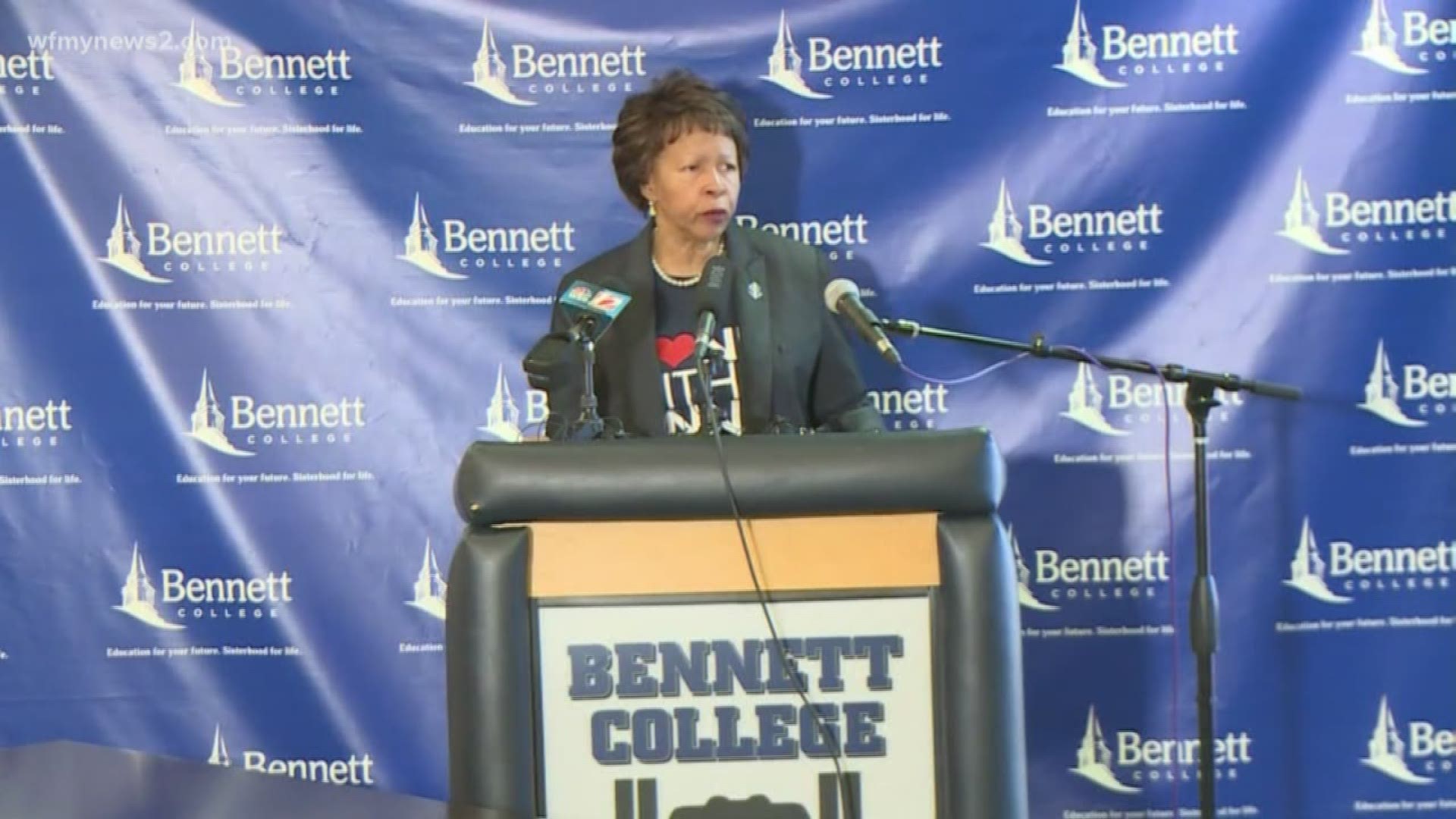 A long road for Bennett College in Greensboro- they have one more week left to raise 5 million dollars or lose  their accreditation.
