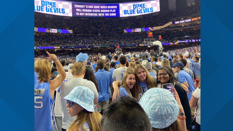 UNC students who attended the semifinals game, now head to the championship