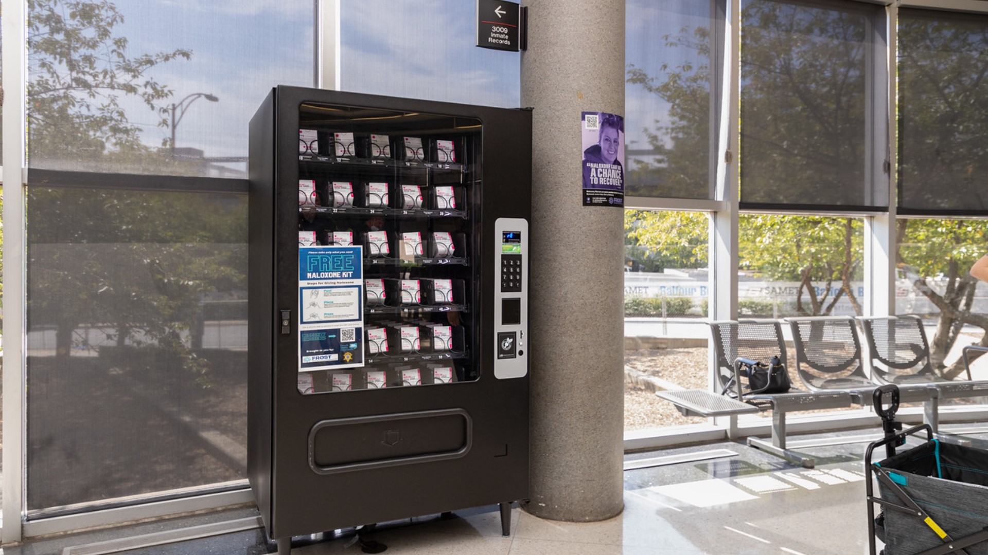 Narcan vending machine placed in Forsyth County jail