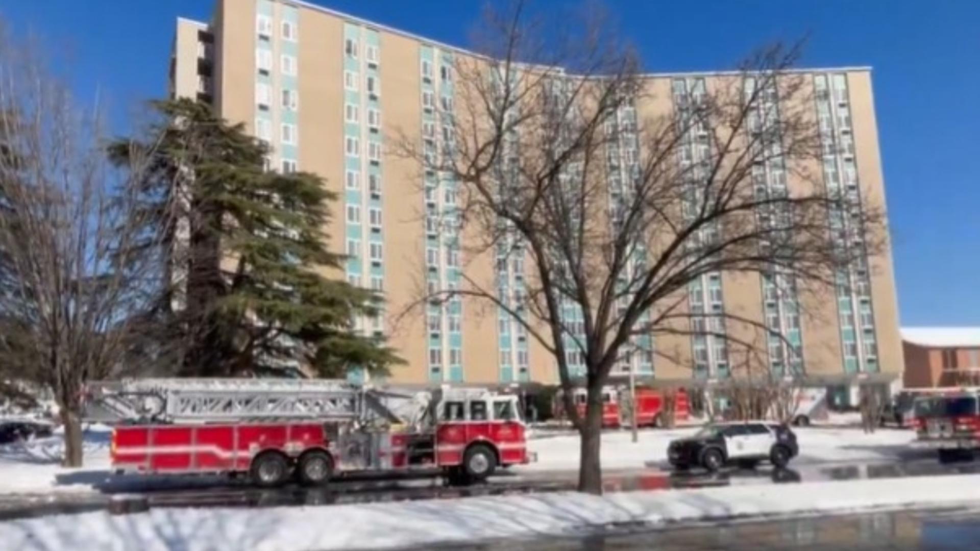 Transported One person transported after high-rise fire on MLK Jr. Drive in Winston ...