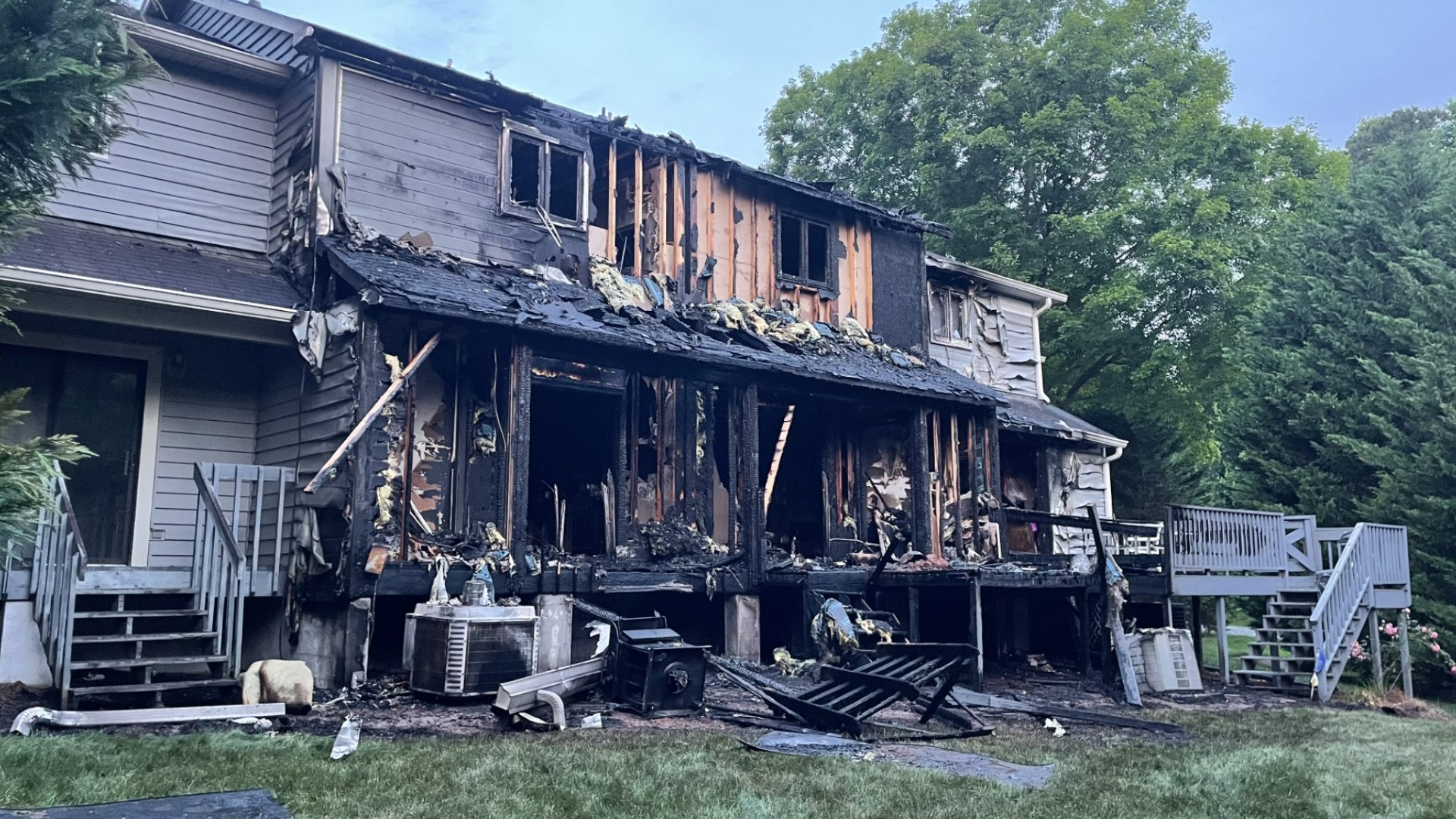 Man dies in house fire in WinstonSalem