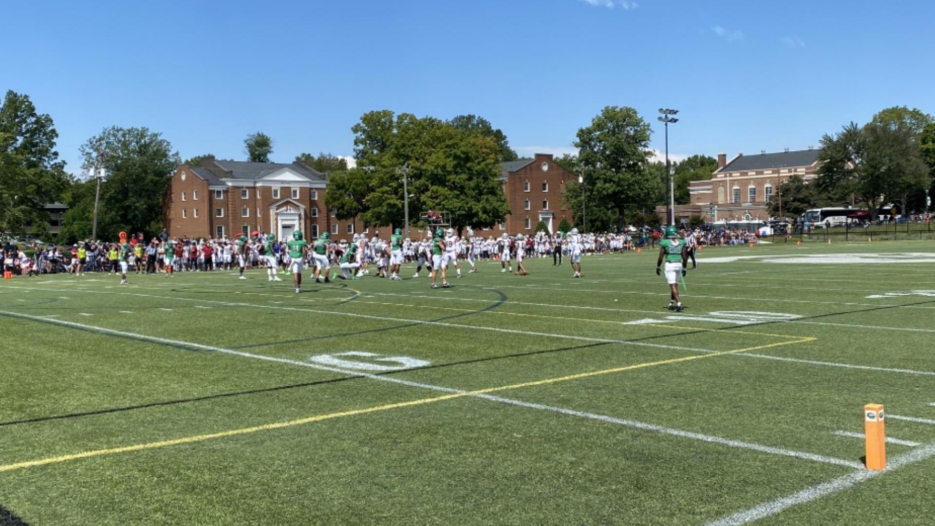 Today's annual Soup Bowl matchup was the season opener for both schools