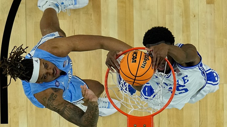 UNC Tar Heels beat Duke Blue Devils 81-77 in Final Four advancing to National Championship game against Kansas marking final game for Coach K