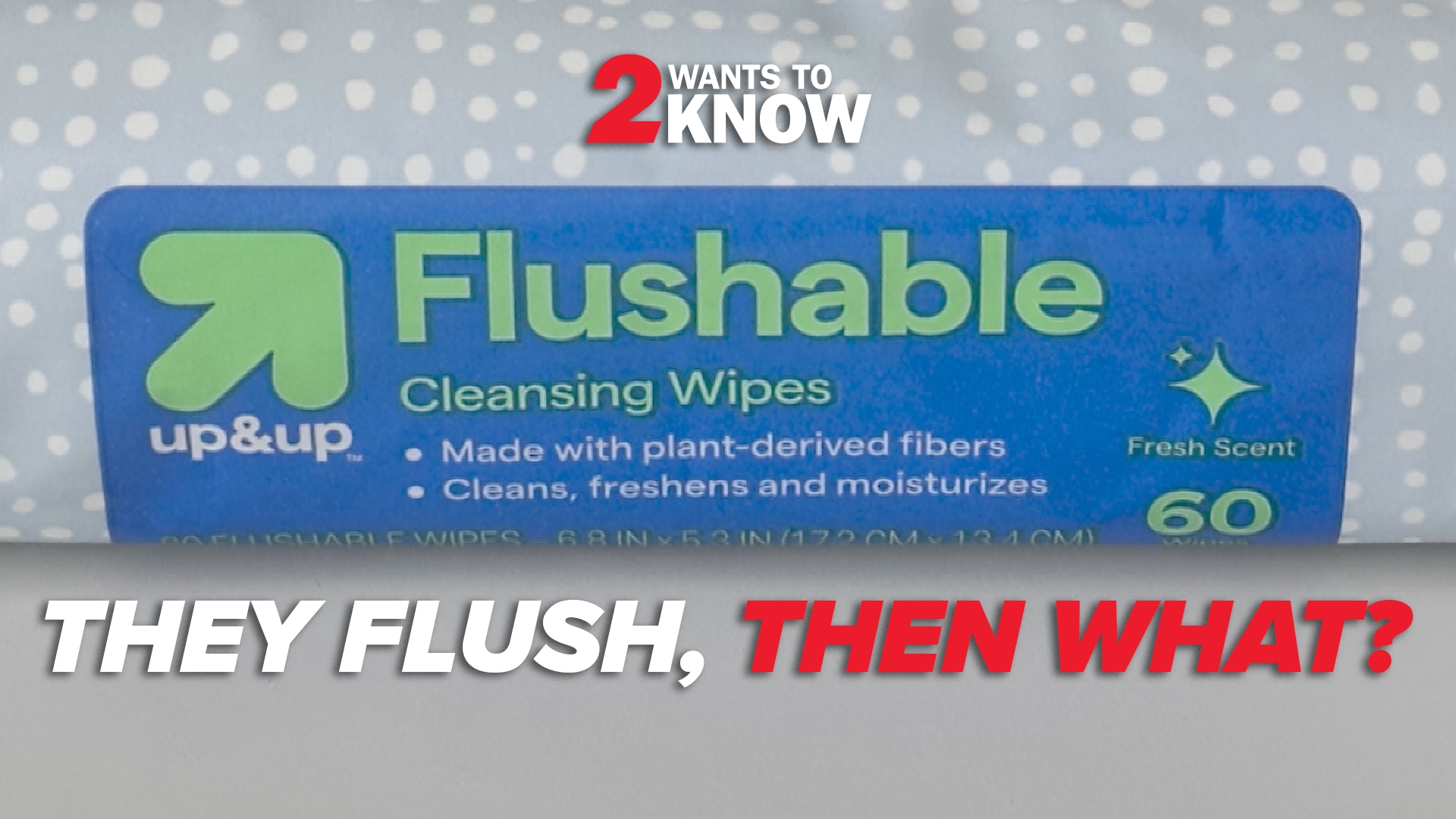 Many wipes branded as "flushable" will flush, but they won't break down, causing problems with plumbing.