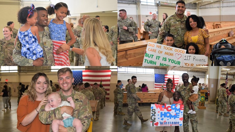 Welcome home! Fort Bragg families reunited after 5-month deployment to Poland