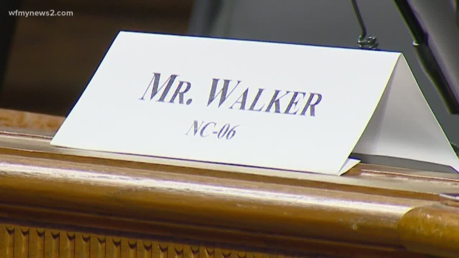 Mark Walker says it's the first time a congressional hearing has been held in Central North Carolina since 1921.