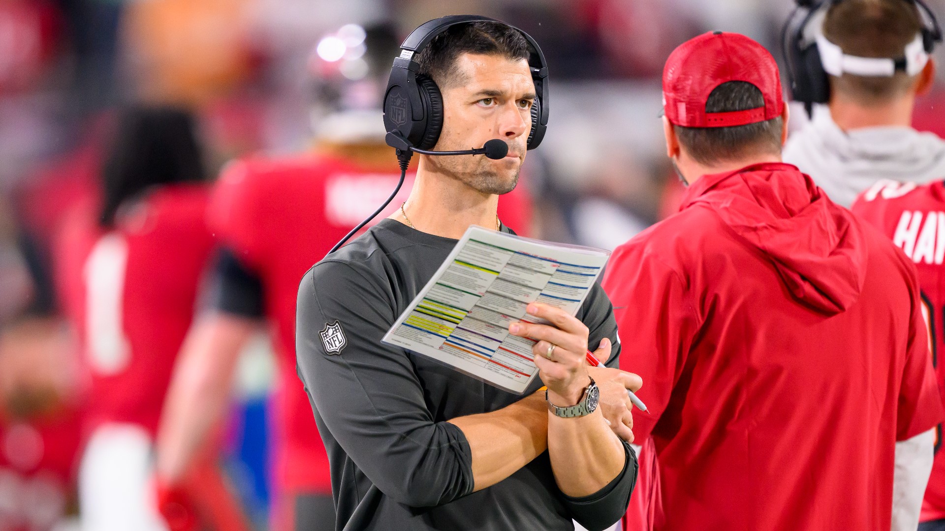 Dave Canales worked as offensive coordinator for the Tampa Bay Buccaneers.