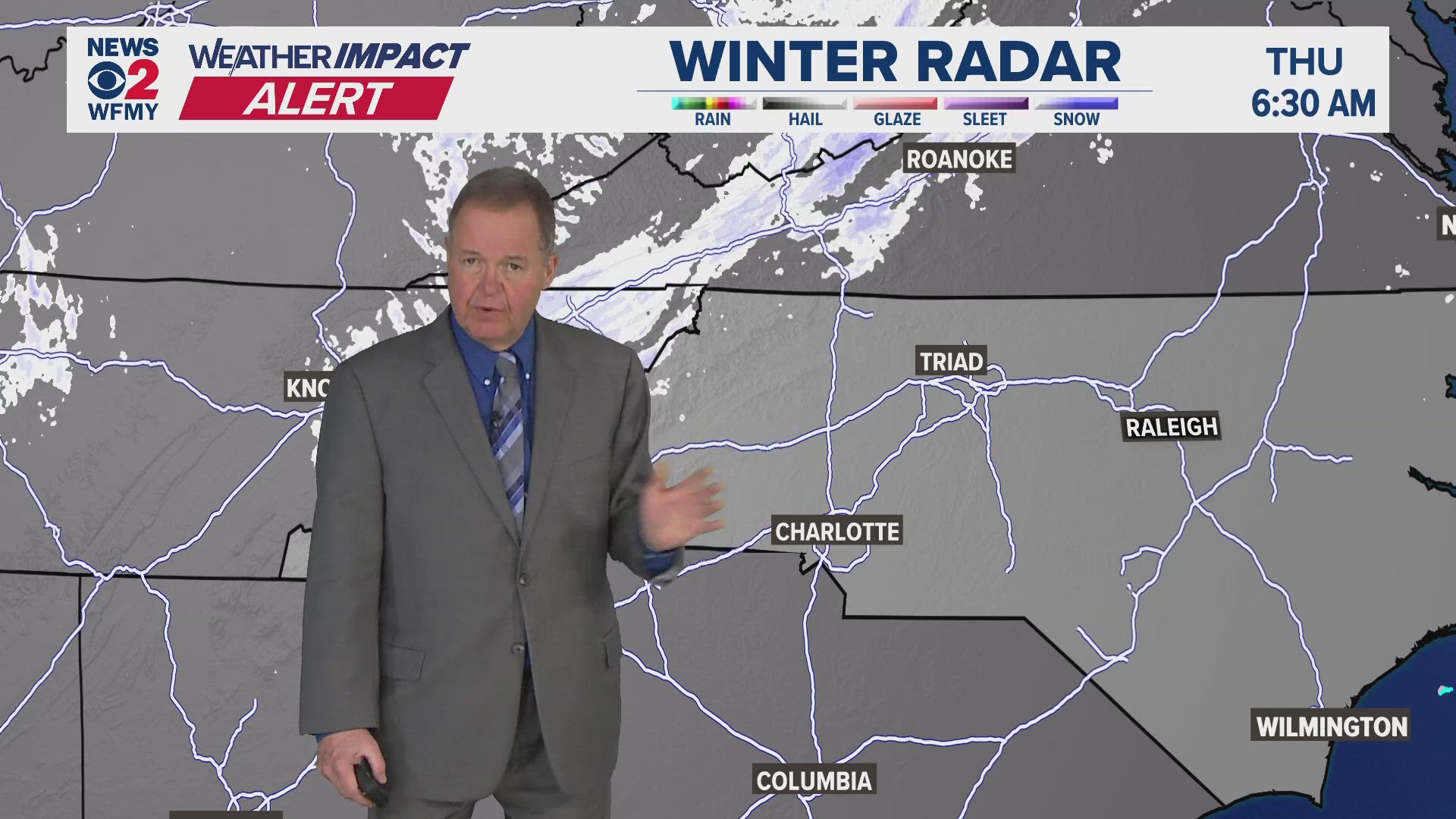 Weather Headline Example Thursday morning weather and headlines | February 20, 2025 | wfmynews2.com