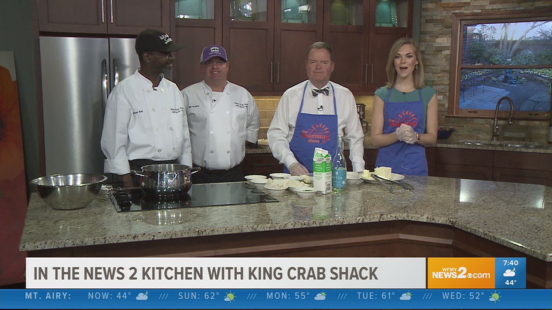 Located in Downtown Winston-Salem, King’s Crab Shack shares their recipes for Crab Dip and Risotto.
