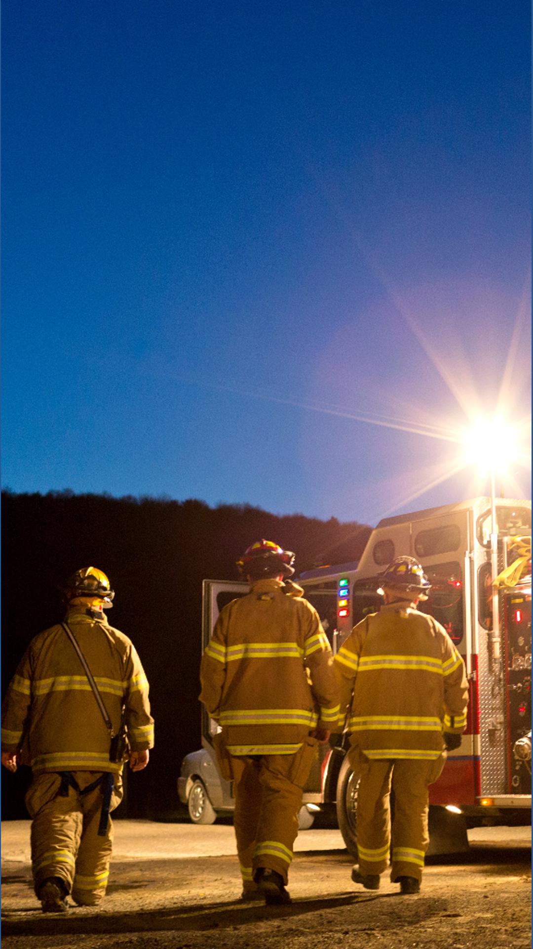 Two firefighters injured after fire truck overturns in Surry County ...