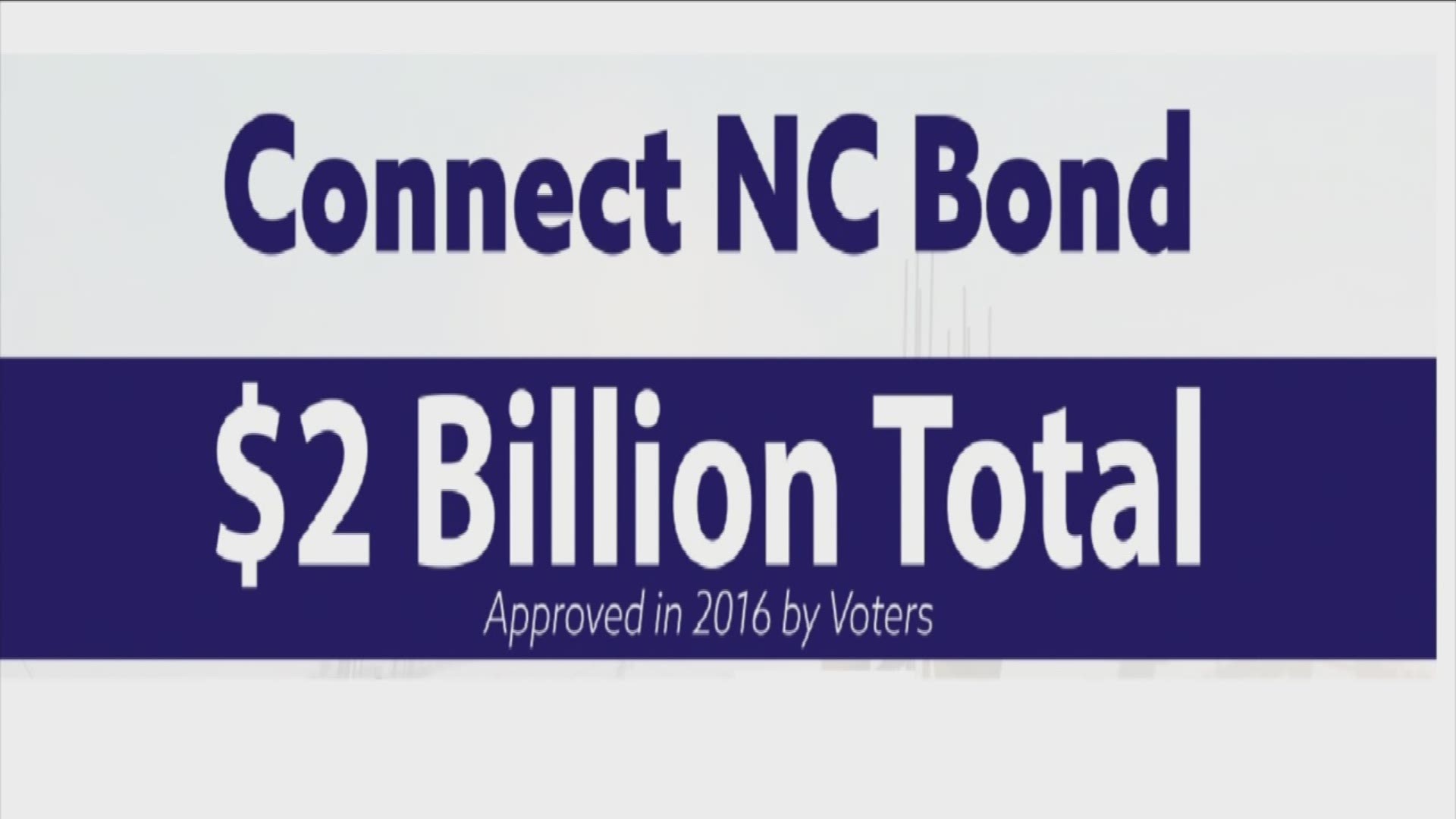Voters approved the bonds in 2016 and just this week, $600 million was released.