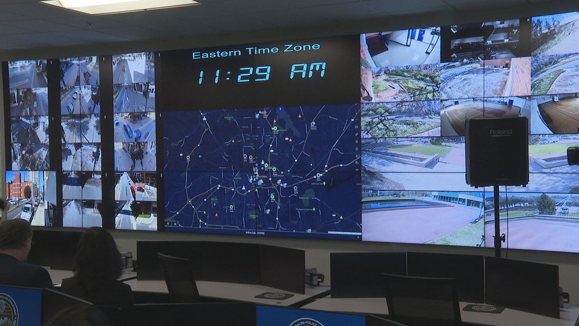 Winston-Salem police department opens real-time crime center
