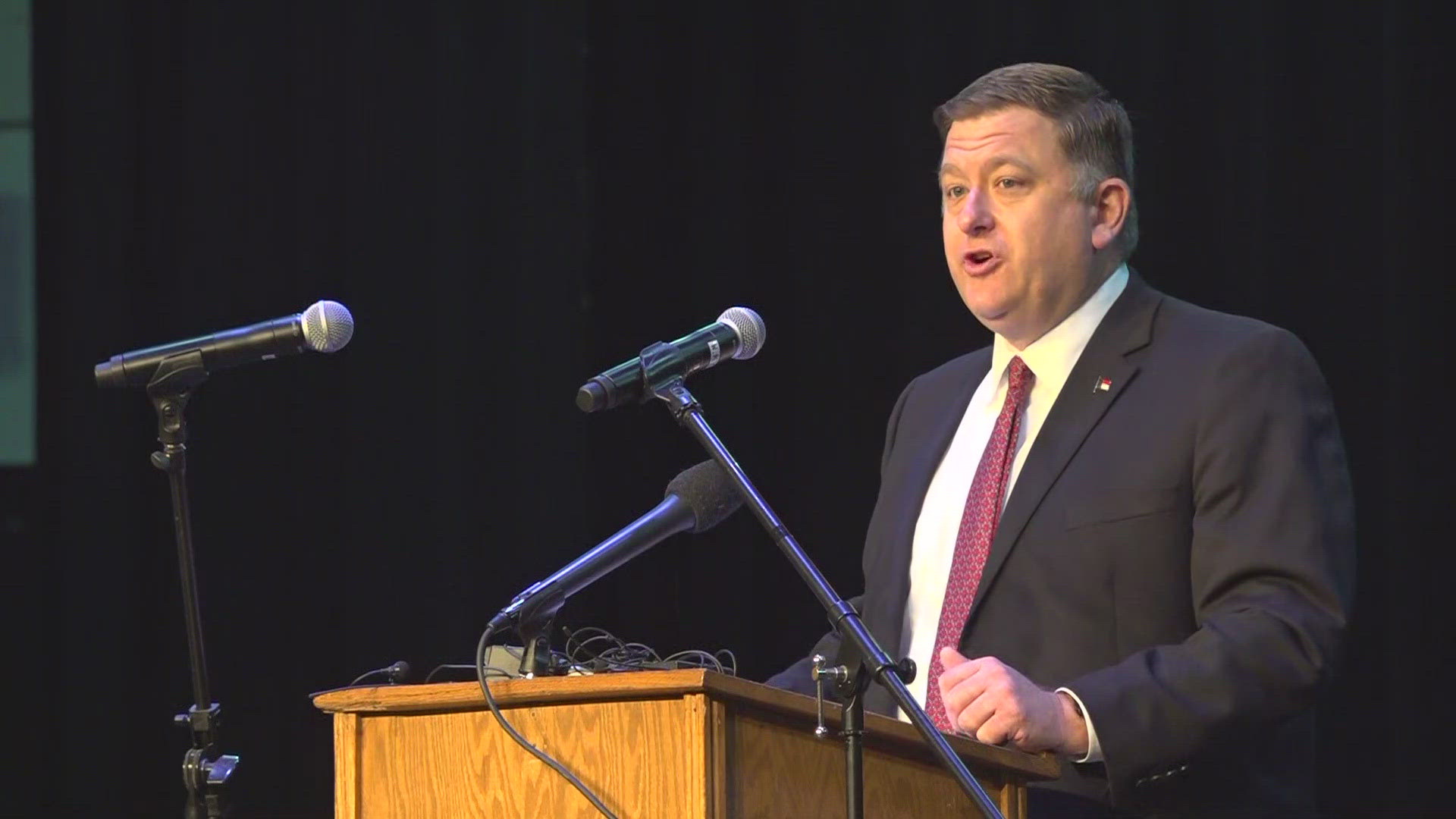 The Alamance-Burlington School System swore-in Dr. Aaron Fleming Wednesday.