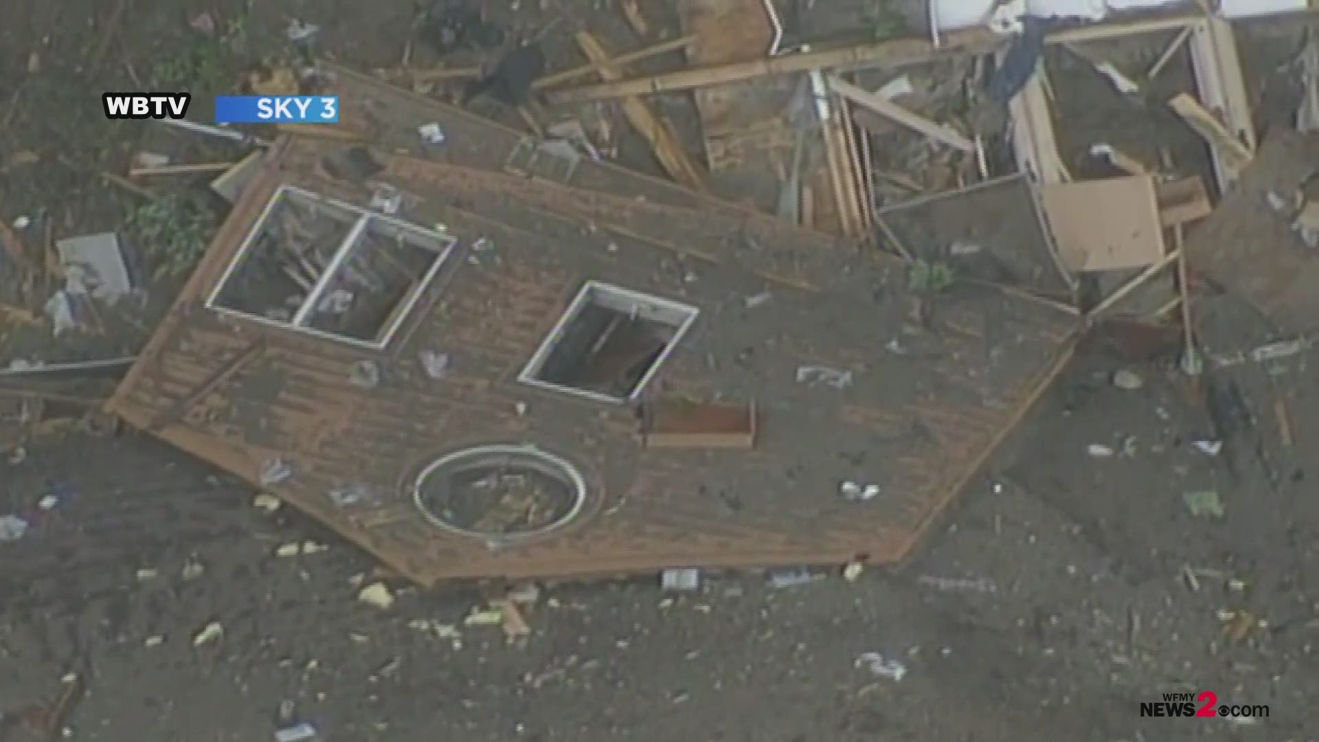 Aerial Views Of Deadly Mudslide In Boone