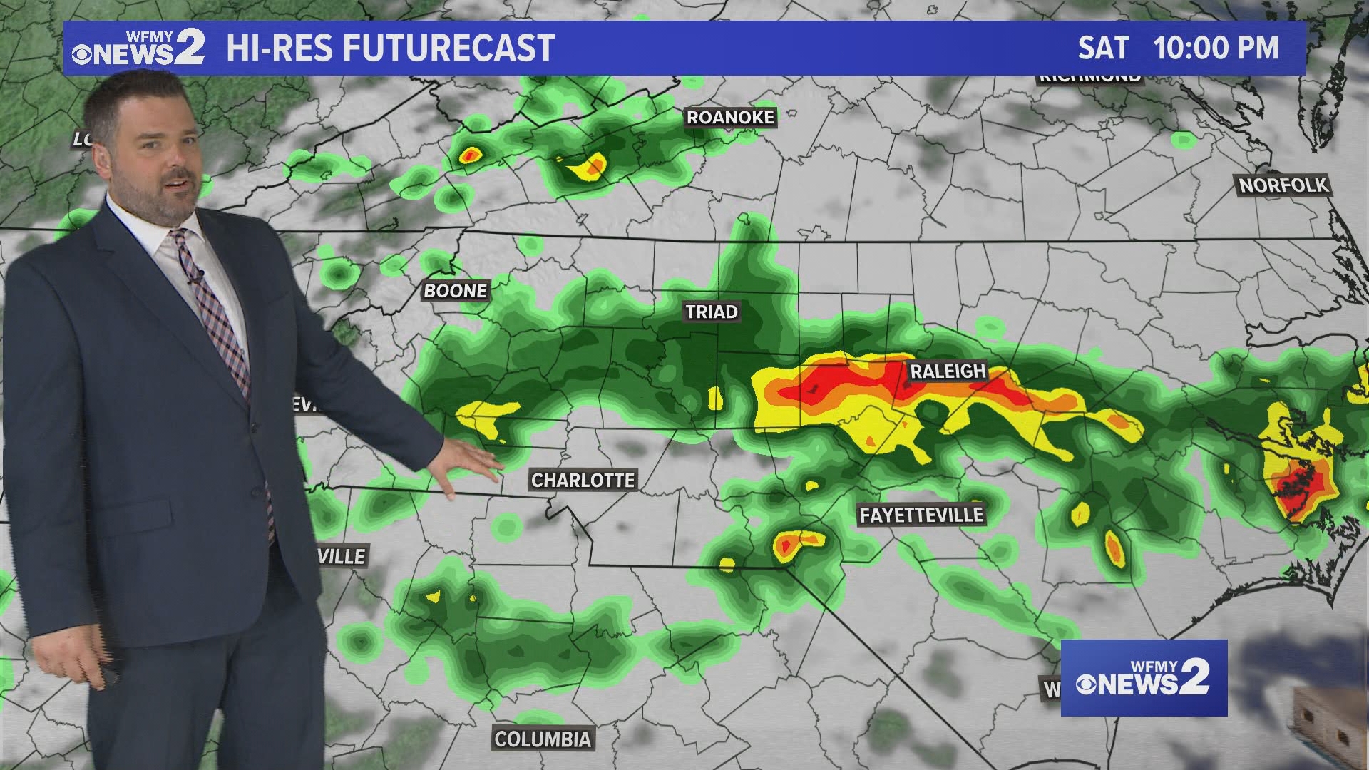 WFMY News 2's weather team is tracking weather across the Triad and surrounding areas.