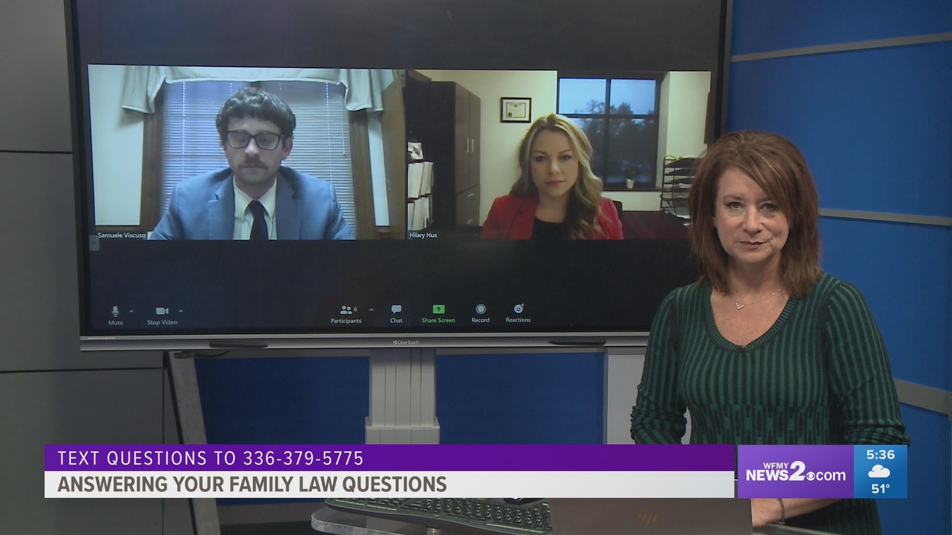 Attorneys Hilary Hux and Sam Viscuso answer your family law questions.