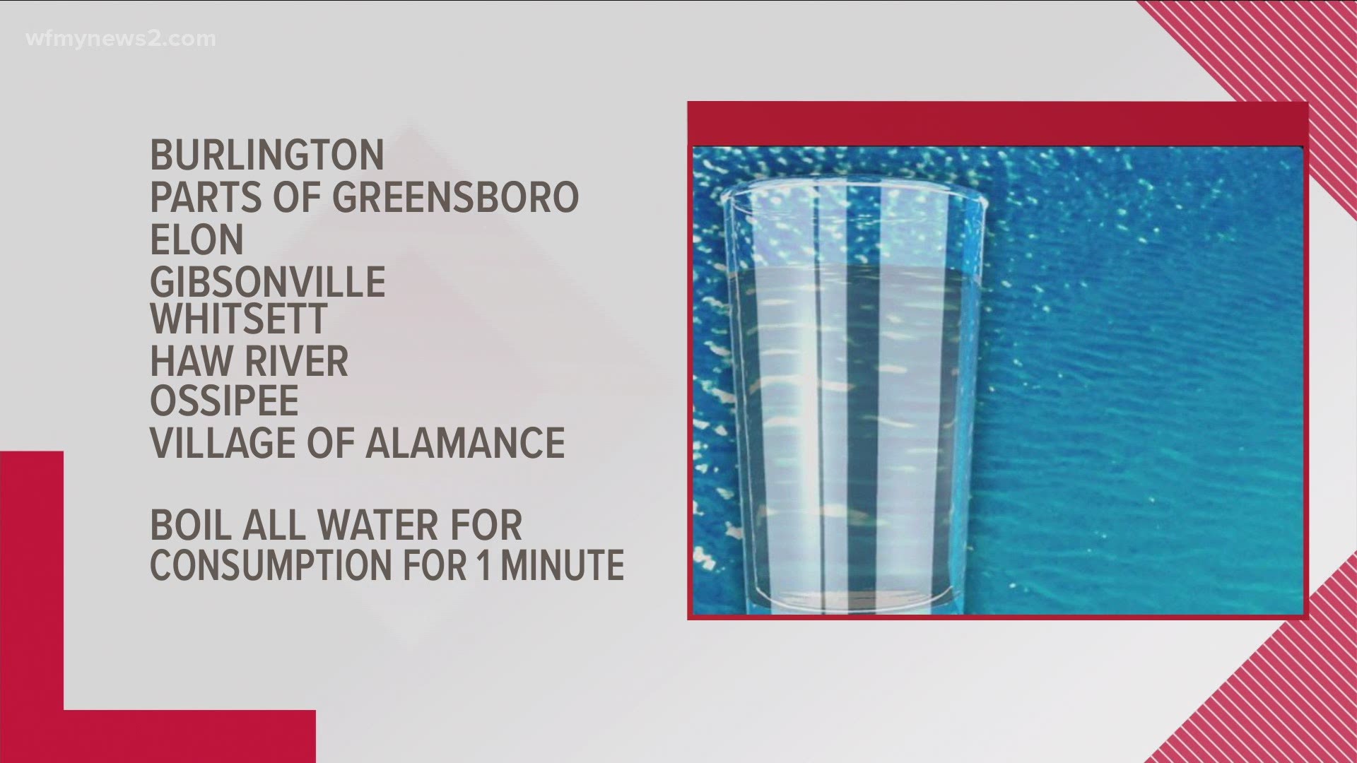 A boil water advisory is in place for almost all Burlington water customers. After a routine sampling, officials found e-coli at a city water system location.