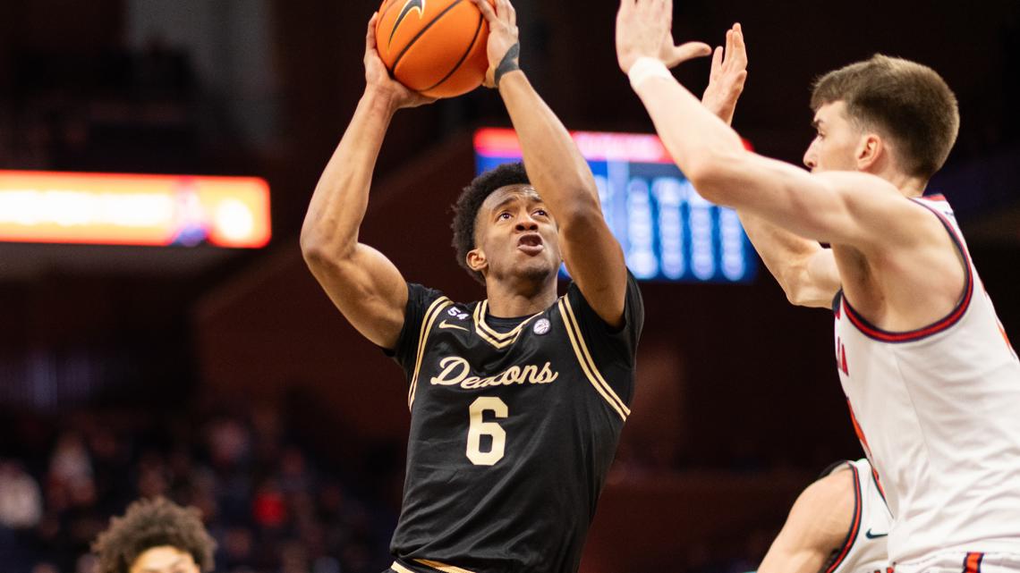 Wake Forest holds off Virginia Tech in overtime to advance to 2nd round of ACC Tournament