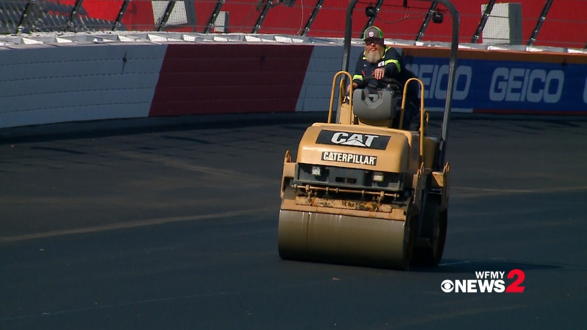 This is the first time they've repaved the track in over forty years.