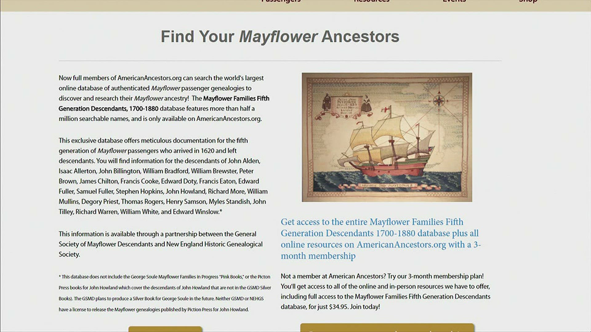 Was One Of Your Ancestors On The Mayflower?