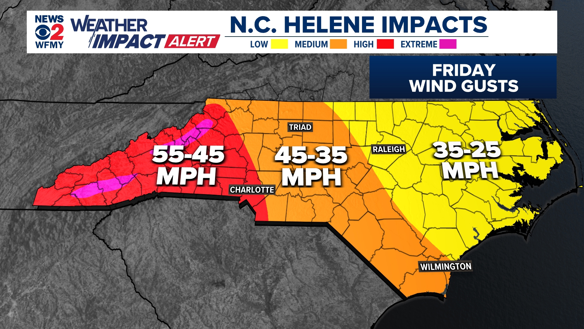 Could the hurricane impact weather in North Carolina this week