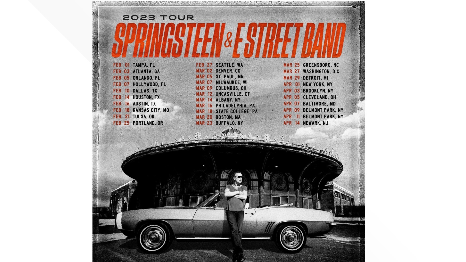 Bruce Springsteen to make Greensboro stop on 2023 tour