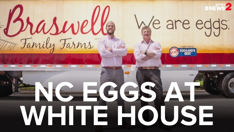 White House Easter Egg Roll eggs from North Carolina