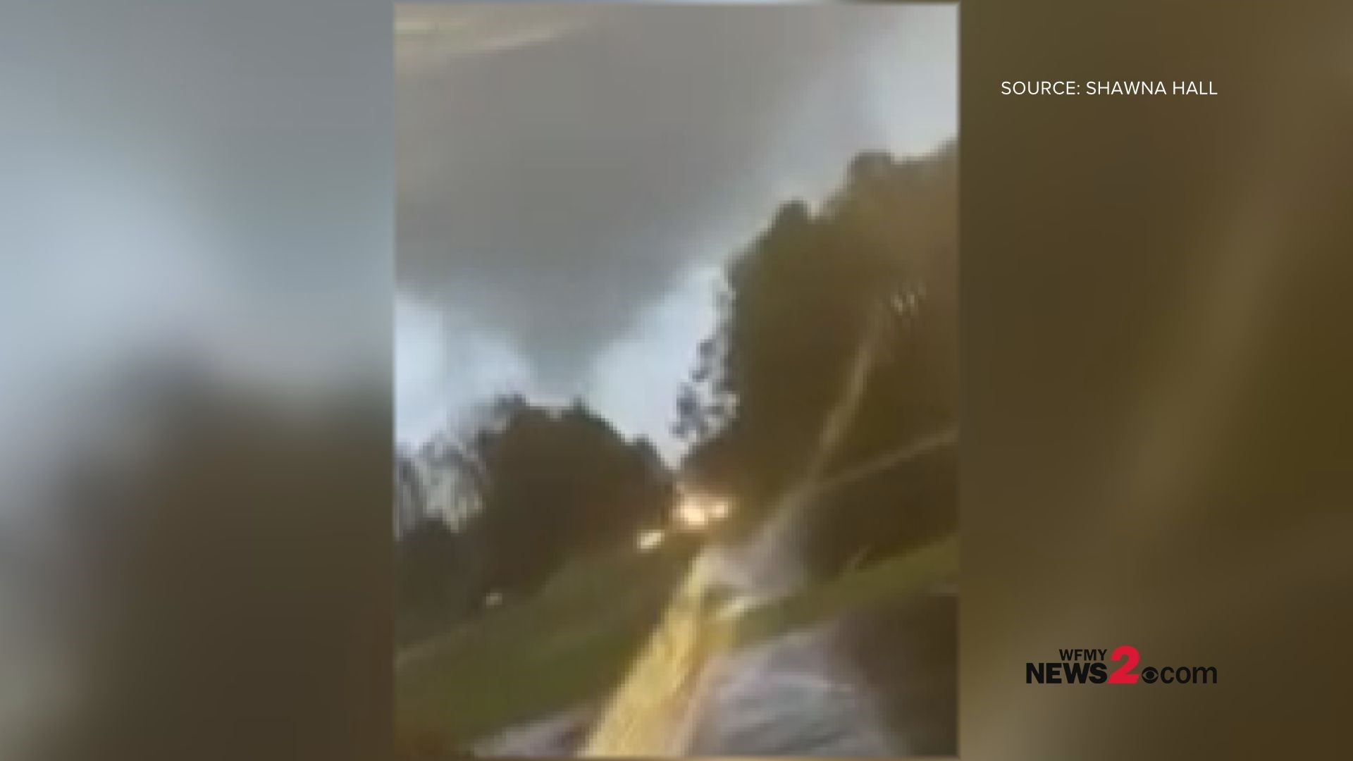 This video shows a funnel cloud swirling in Wilkes County. A confirmed tornado touched down near Moravian Falls, NC on Thursday.