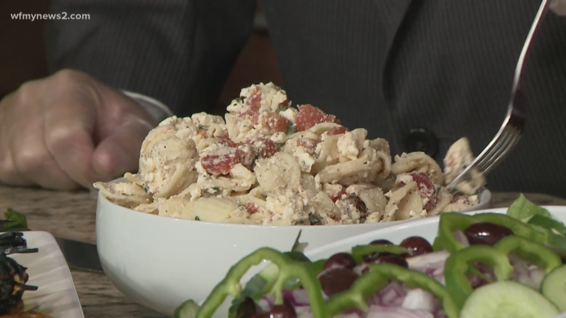 Erin Williams is back in the studio to share some summer fun recipe for a quick pasta salad that anyone can try.