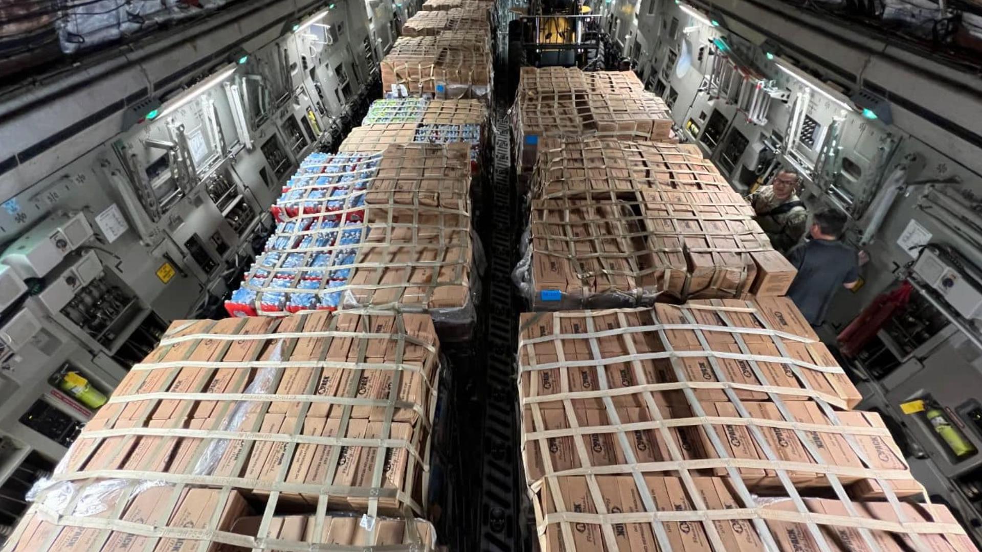 The North Carolina Air National Guard loaded up 100,000 pounds of supplies headed for the western part of our state in the wake of Helene.