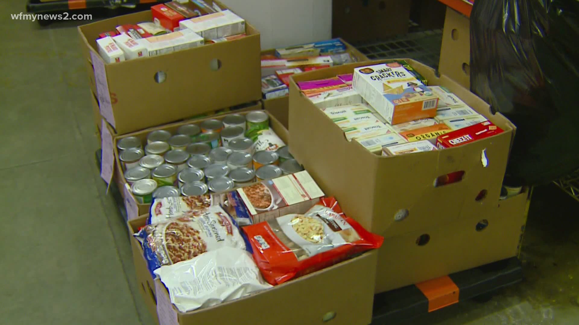 Greensboro Urban Ministry is providing grab-and-go meals and groceries for needy families.