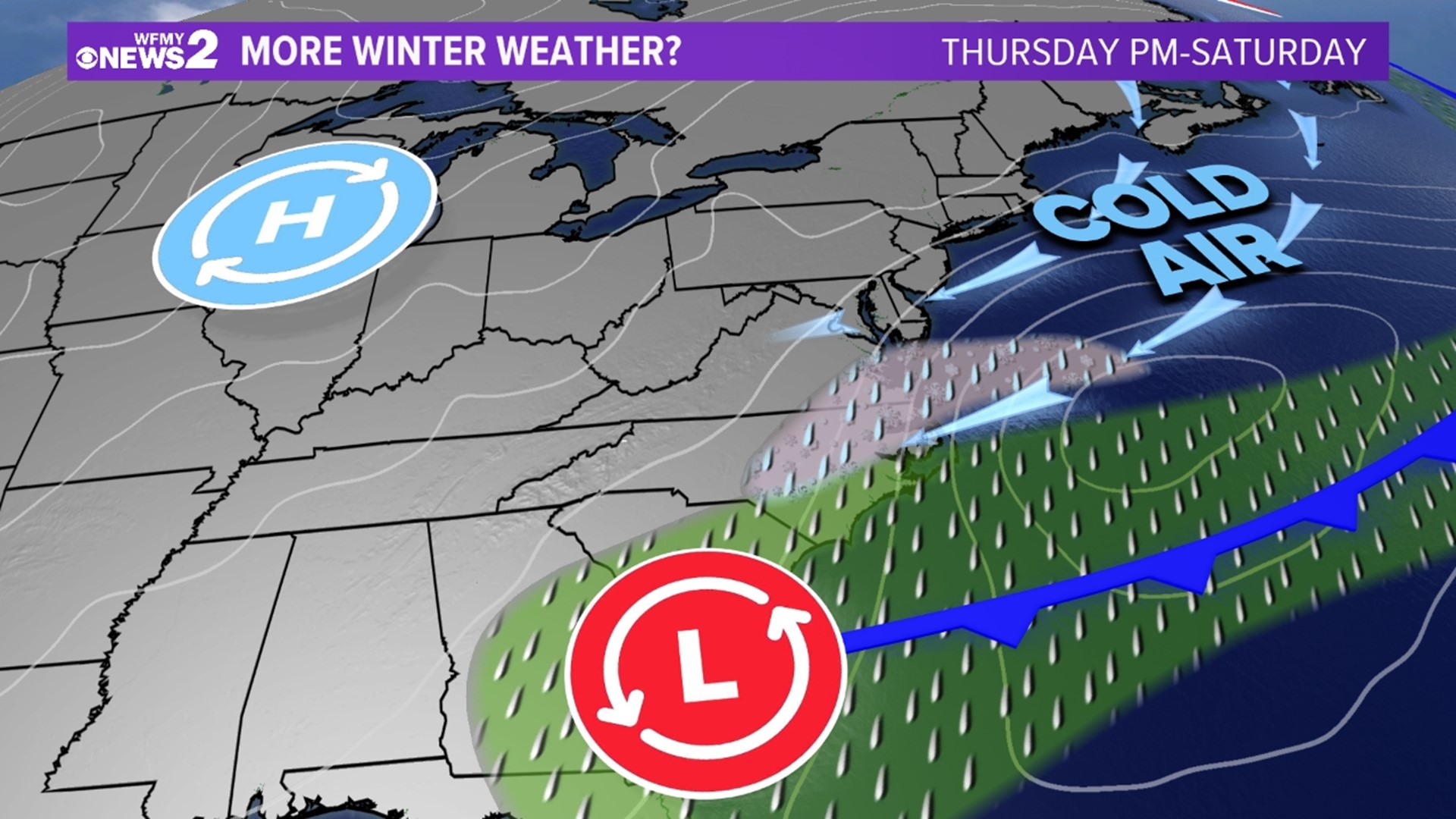 Snow chances increasing for central North Carolina | wfmynews2.com
