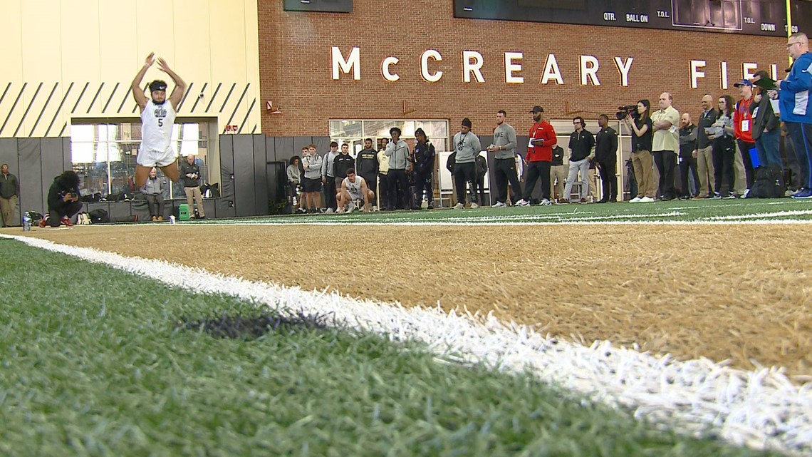 11 players participate in Wake Forest Pro Day.