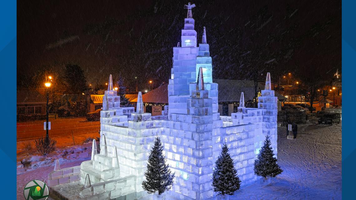 The ice castle in a small Wisconsin city you have to see to believe